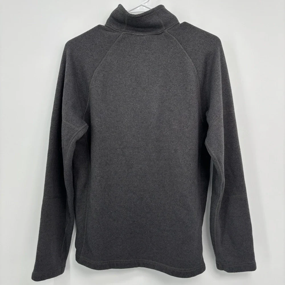 The North Face Gray 1/4 Zip Pull Over Sweatshirt Fleece Men Small